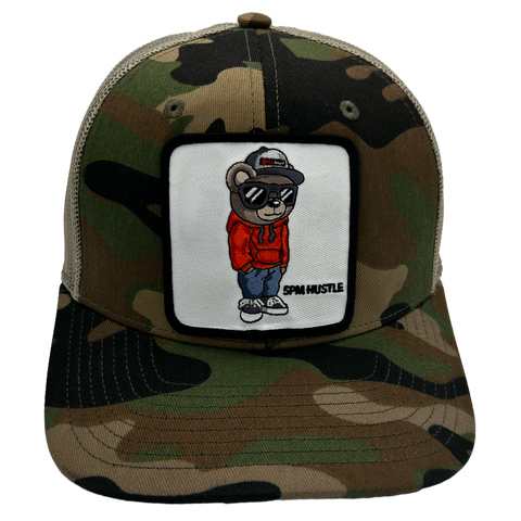 5PM Hustle Classic Style Trucker Cap With Retro Patch
