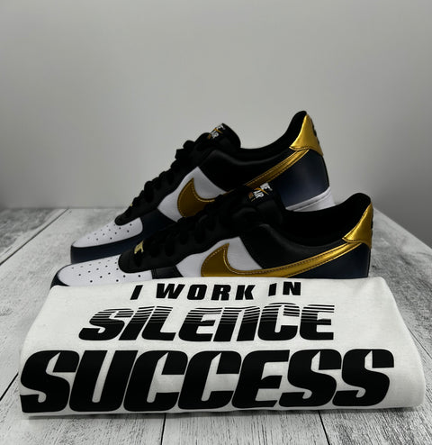 I Work In Silence T-shirt High Quality DTF Print